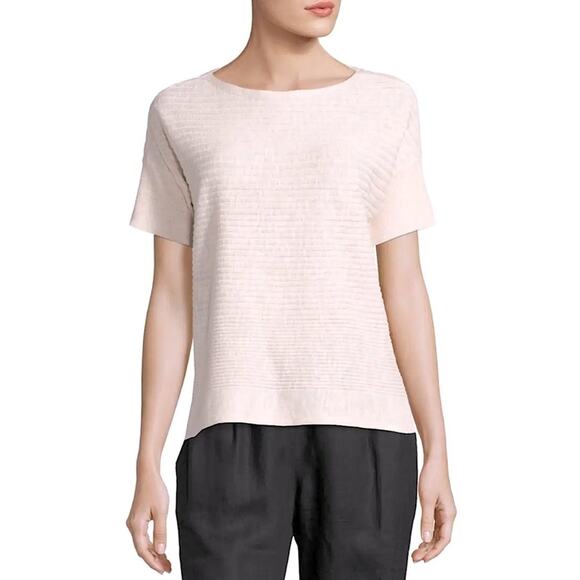 Eileen Fisher Sweaters - Eileen Fisher Organic Linen Cotton Box Top